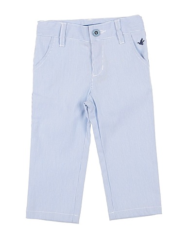 BROOKSFIELD Casual trouser Sky blue 60% Cotton, 35% Polyester, 5% Elastane