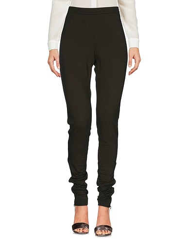 TWINSET Casual trouser Military green 62% Viscose, 31% Polyamide, 7% Elastane