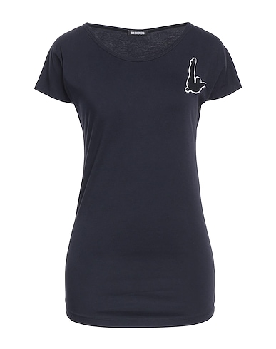 DIRK BIKKEMBERGS T-shirt Blue 92% Cotton, 8% Elastane