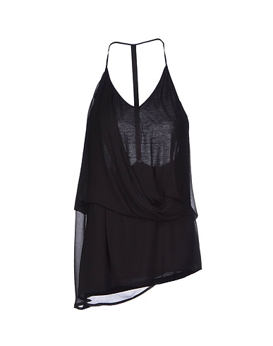 NUE 19.04 Silk top Black 100% Silk