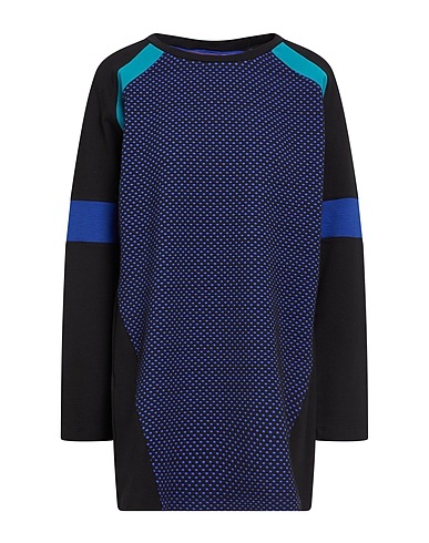 HANITA Sweatshirt Bright blue 83% Polyester, 15% Viscose, 2% Elastane