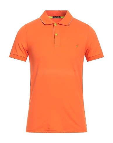 SHOCKLY Polo shirt Orange 95% Cotton, 5% Lycra®