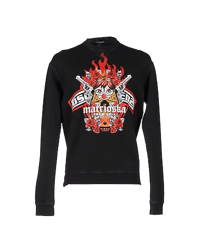 DSQUARED2 スウェット ブラック コットン 100%