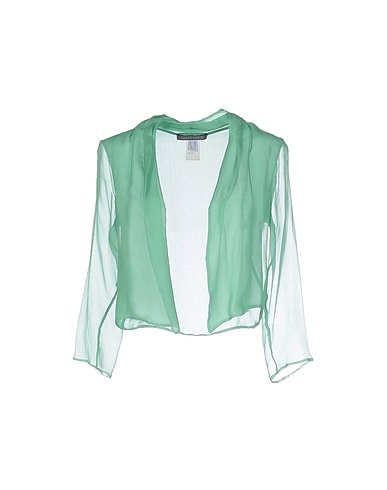 ALBERTA FERRETTI Shrug Light green 100% Silk