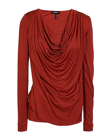 BYBLOS T-shirt Rust 76% Viscose, 24% Polyamide