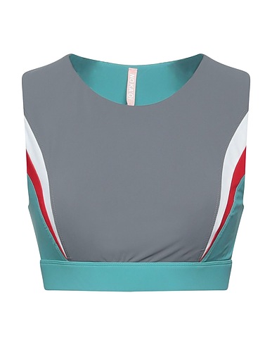 NO KA 'OI Crop top LANI BRA
 Grigio 71% Poliammide, 29% Elastan, Poliuretano, Poliestere