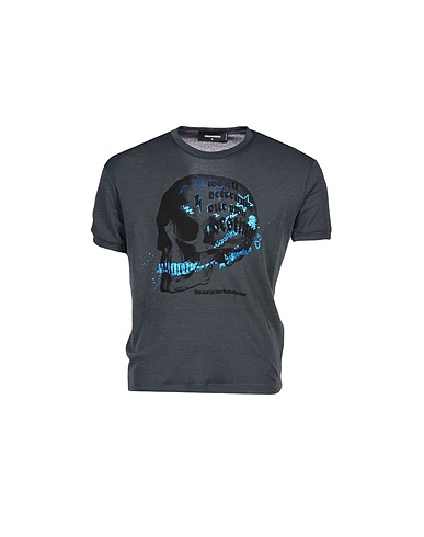 DSQUARED2 T-shirt Charcoal 100% Virgin Wool