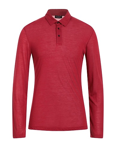 BYBLOS Polo shirt Brick 65% Polyester, 35% Viscose
