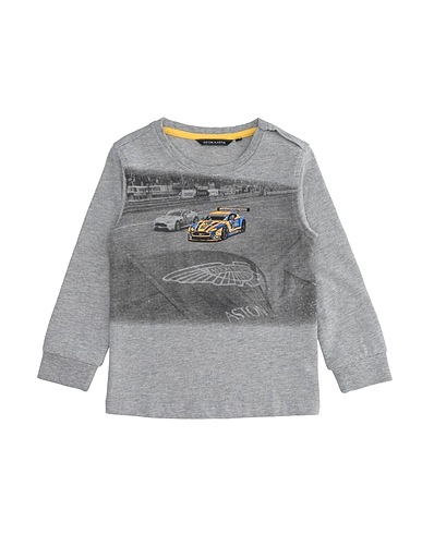 ASTON MARTIN T-shirt Grigio chiaro 100% Cotone