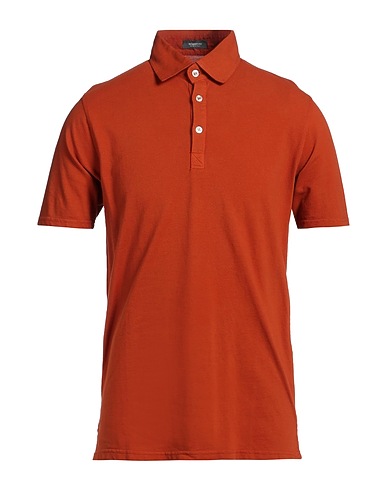 ROSSOPURO Polo Ruggine 100% Cotone