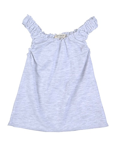 COCCODÉ T-shirt Light grey 95% Cotton, 5% Elastane