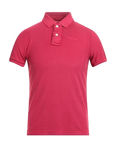 CHARAPA Polo shirt Magenta 100% Cotton