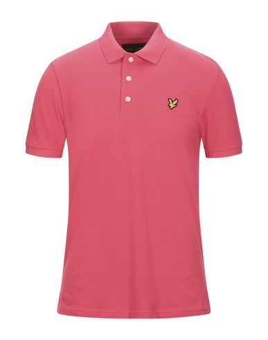 Lyle & Scott Plain Polo Shirt Geranium Pink In Red
