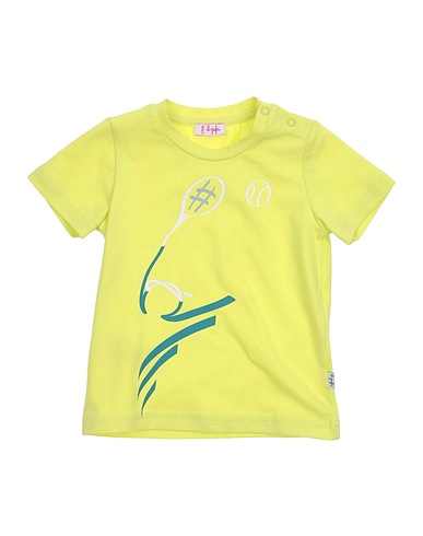 IL GUFO T-shirt Acid green 94% Cotton, 6% Elastane
