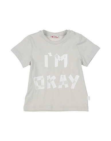 IL GUFO T-shirt Grigio chiaro 94% Cotone, 6% Elastan