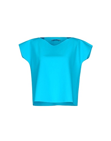 CHIARA BONI LA PETITE ROBE T-shirt Turquoise 72% Polyamide, 28% Elastane