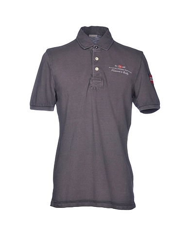NAPAPIJRI Poloshirt Maulwurfsgrau 100% Baumwolle