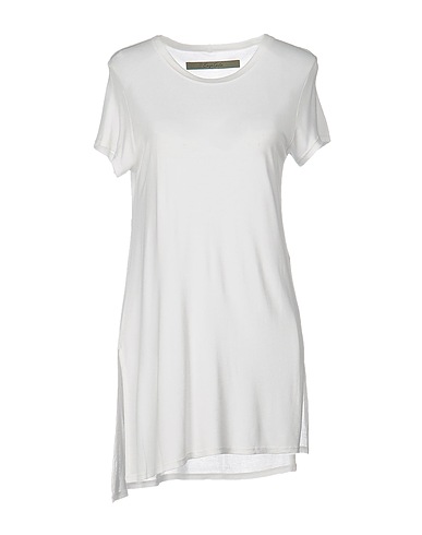 ENZA COSTA T-shirt White 90% Rayon, 10% Silk