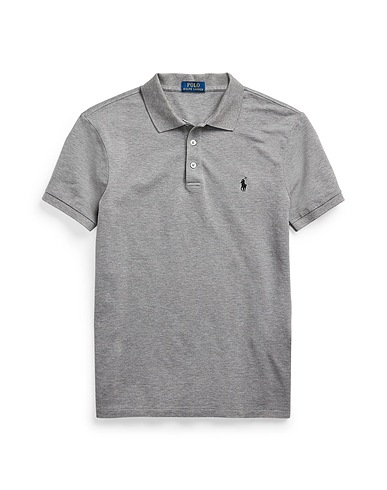 POLO RALPH LAUREN Polo shirt Slim fit cotton mesh Polo shirt
 Lead 97% Cotton, 3% Elastane