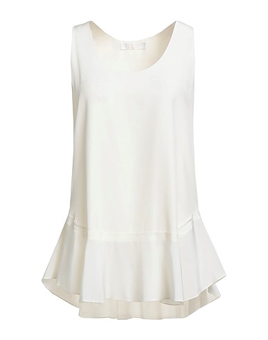 CHLOÉ Silk top Cream 100% Silk