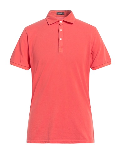 ROSSOPURO Polo Corallo 100% Cotone