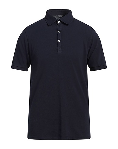 ROSSOPURO Polo shirt Midnight blue 100% Cotton