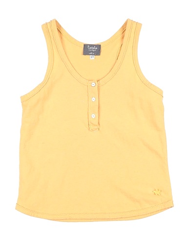 TOCOTO VINTAGE Canotta Giallo 100% Cotone