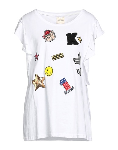 KENGSTAR T-shirt Bianco 100% Cotone