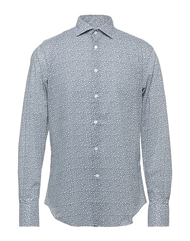 RODA Patterned shirt Midnight blue 100% Cotton