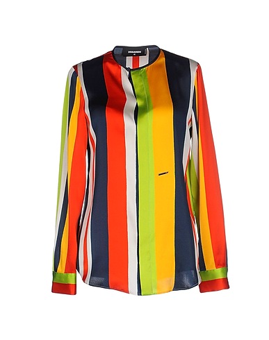 DSQUARED2 Silk shirts & blouses Red 100% Silk