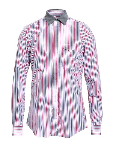 DOLCE&GABBANA Striped shirt Burgundy 100% Cotton