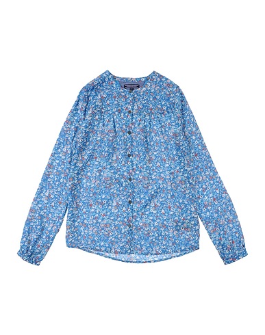 TOMMY HILFIGER Patterned shirts & blouses Pastel blue 100% Modal