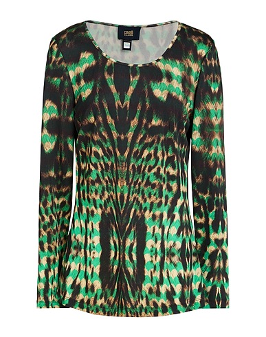 CAVALLI CLASS T-shirt Green 96% Viscose, 4% Elastane