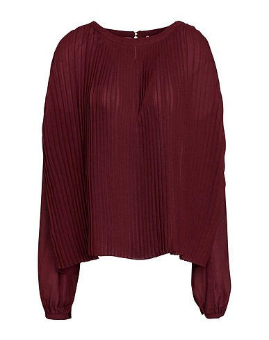 LIU •JO Top Burgundy 100% Polyester