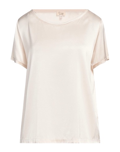 HER SHIRT HER DRESS Top Beige 94% Silk, 6% Lycra®