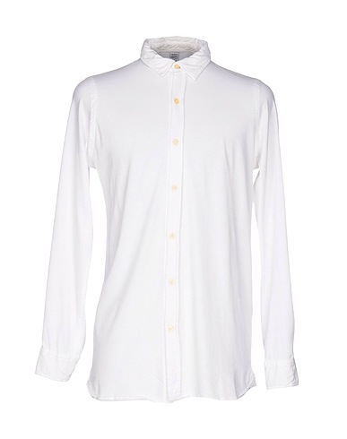 ORIGINAL VINTAGE STYLE Solid colour shirt White 100% Cotton