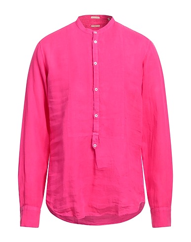 MASSIMO ALBA Linen shirt Fuchsia 100% Linen