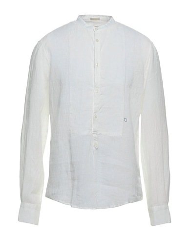MASSIMO ALBA Linen shirt Ivory 100% Linen