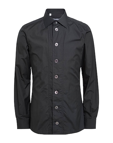 DOLCE&GABBANA Einfarbiges Hemd 100% Baumwolle