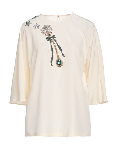 DOLCE&GABBANA Silk top Ivory 100% Silk