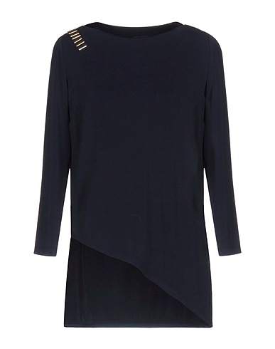 ELISABETTA FRANCHI T-shirt Midnight blue 96% Viscose, 4% Elastane