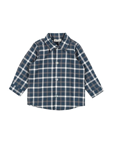 J.O. Milano Patterned shirt Slate blue 100% Cotton