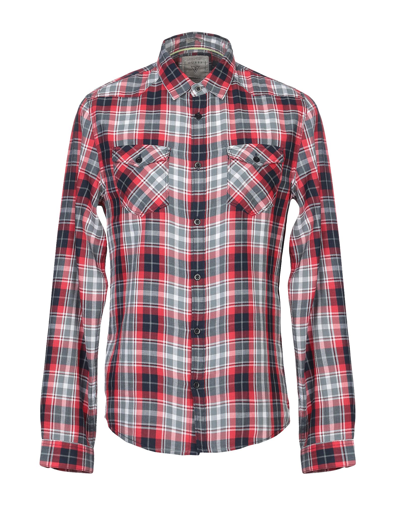 guess checkered shirt