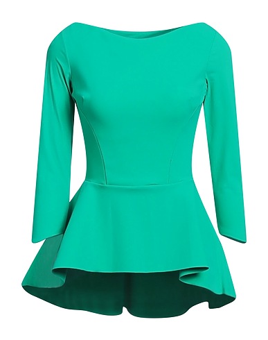 CHIARA BONI LA PETITE ROBE Top Green 72% Polyamide, 28% Elastane