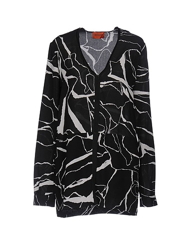 MISSONI Patterned shirts & blouses Black 100% Silk