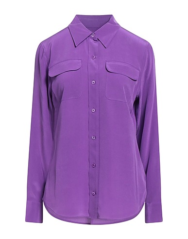 EQUIPMENT Silk shirts & blouses Purple 100% Silk