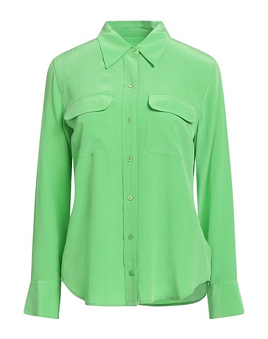 EQUIPMENT Silk shirts & blouses Green 100% Silk
