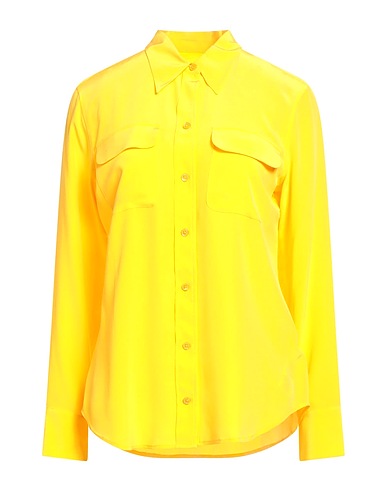 EQUIPMENT Camicie e bluse in seta Giallo ocra 100% Seta