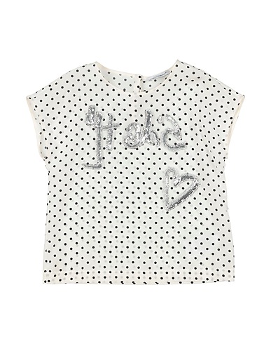 DOLCE&GABBANA Top Weiß 91% Seide, 9% Elastan