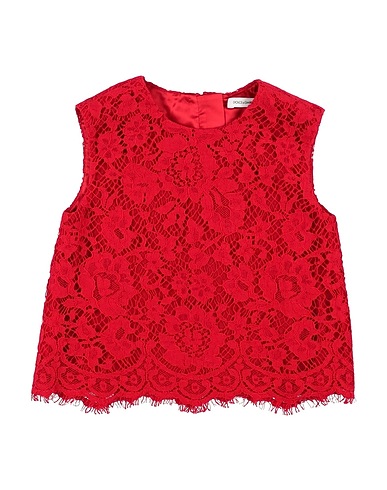 DOLCE&GABBANA Top Red 37% Cotton, 34% Viscose, 29% Polyamide